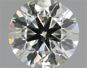 Picture of Natural Diamond 0.80 Carats, Round with Excellent Cut, K Color, SI2 Clarity and Certified by IGI