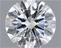 Natural Diamond 0.40 Carats, Round with Excellent Cut, F Color, SI2 Clarity and Certified by IGI