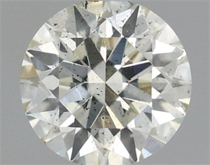 Foto Diamante Natural 0.60 quilates, Redondo , Color K, claridad SI2 y certificado IGI de