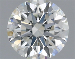 Picture of Natural Diamond 0.72 Carats, Round with Excellent Cut, G Color, IF Clarity and Certified by IGI