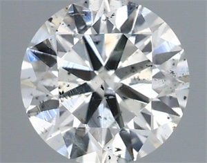 Picture of Natural Diamond 0.41 Carats, Round with Very Good Cut, H Color, SI2 Clarity and Certified by IGI