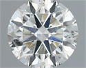 Natural Diamond 0.40 Carats, Round with Very Good Cut, H Color, SI2 Clarity and Certified by IGI