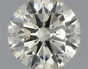 Picture of Natural Diamond 0.50 Carats, Round with Excellent Cut, L Color, SI1 Clarity and Certified by IGI