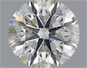 Natural Diamond 0.70 Carats, Round with Excellent Cut, H Color, SI2 Clarity and Certified by IGI