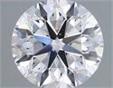 Natural Diamond 0.50 Carats, Round with Very Good Cut, D Color, VS2 Clarity and Certified by IGI