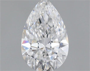 Picture of Natural Diamond 0.60 Carats, Pear with  Cut, D Color, SI1 Clarity and Certified by GIA