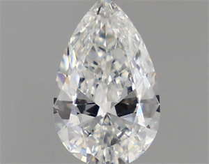 Foto Diamante Natural 0.45 quilates, De pera , Color F, claridad VVS1 y certificado GIA de