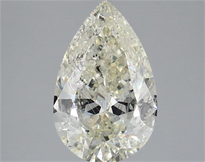 Picture of Natural Diamond 2.53 Carats, Pear with  Cut, K Color, SI2 Clarity and Certified by IGI