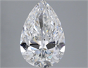 Natural Diamond 2.51 Carats, Pear with  Cut, E Color, SI1 Clarity and Certified by GIA