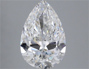 Picture of Natural Diamond 2.51 Carats, Pear with  Cut, E Color, SI1 Clarity and Certified by GIA