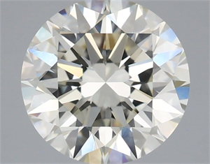Picture of Natural Diamond 3.05 Carats, Round with Excellent Cut, K Color, VVS2 Clarity and Certified by IGI