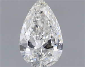 Picture of Natural Diamond 0.61 Carats, Pear with  Cut, F Color, VVS1 Clarity and Certified by GIA