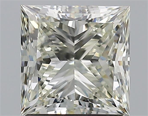 Picture of Natural Diamond 1.71 Carats, Princess with  Cut, M Color, VVS1 Clarity and Certified by GIA
