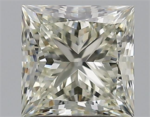 Picture of Natural Diamond 1.70 Carats, Princess with  Cut, M Color, VS1 Clarity and Certified by GIA