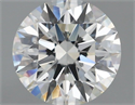 Natural Diamond 1.75 Carats, Round with Excellent Cut, F Color, VVS1 Clarity and Certified by IGI