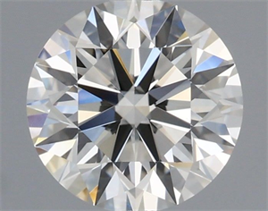 Picture of Natural Diamond 1.14 Carats, Round with Excellent Cut, I Color, VVS2 Clarity and Certified by IGI