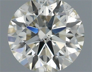 Foto Diamante Natural 0.54 quilates, Redondo , Color J, claridad SI1 y certificado IGI de