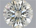 Natural Diamond 0.50 Carats, Round with Excellent Cut, L Color, VS2 Clarity and Certified by IGI