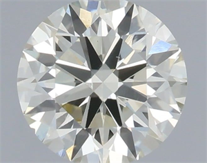 Picture of Natural Diamond 0.52 Carats, Round with Excellent Cut, K Color, VS2 Clarity and Certified by IGI
