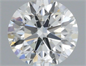 Natural Diamond 0.47 Carats, Round with Excellent Cut, H Color, SI2 Clarity and Certified by IGI
