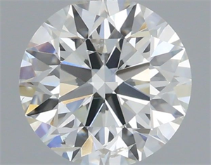 Picture of Natural Diamond 0.47 Carats, Round with Excellent Cut, H Color, SI2 Clarity and Certified by IGI