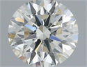 Natural Diamond 0.45 Carats, Round with Excellent Cut, I Color, SI2 Clarity and Certified by IGI