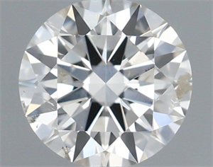 Picture of Natural Diamond 0.45 Carats, Round with Excellent Cut, I Color, SI2 Clarity and Certified by IGI