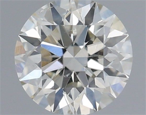 Picture of Natural Diamond 0.46 Carats, Round with Excellent Cut, I Color, SI2 Clarity and Certified by IGI
