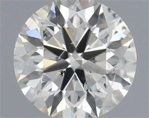 Foto Diamante Natural 0.61 quilates, Redondo , Color I, claridad SI2 y certificado IGI de