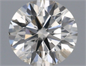 Natural Diamond 0.60 Carats, Round with Excellent Cut, J Color, SI2 Clarity and Certified by IGI