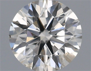 Picture of Natural Diamond 0.60 Carats, Round with Excellent Cut, J Color, SI2 Clarity and Certified by IGI