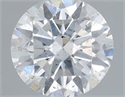 Natural Diamond 0.61 Carats, Round with Excellent Cut, F Color, SI2 Clarity and Certified by IGI