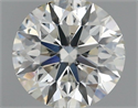 Natural Diamond 0.60 Carats, Round with Excellent Cut, H Color, SI2 Clarity and Certified by IGI