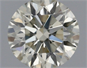 Natural Diamond 0.61 Carats, Round with Excellent Cut, K Color, SI2 Clarity and Certified by IGI