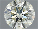 Natural Diamond 0.62 Carats, Round with Excellent Cut, M Color, SI2 Clarity and Certified by IGI