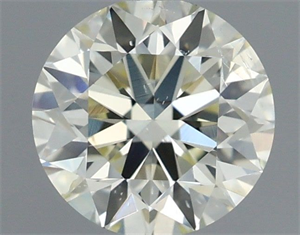 Picture of Natural Diamond 0.62 Carats, Round with Excellent Cut, M Color, SI2 Clarity and Certified by IGI
