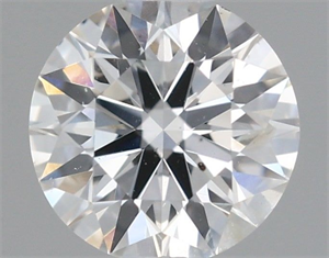 Picture of Natural Diamond 0.40 Carats, Round with Excellent Cut, D Color, I1 Clarity and Certified by IGI