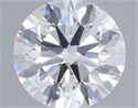 Natural Diamond 0.40 Carats, Round with Excellent Cut, D Color, SI1 Clarity and Certified by IGI