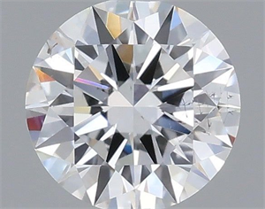 Foto Diamante Natural 0.42 quilates, Redondo , Color E, claridad SI1 y certificado IGI de