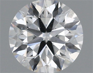 Picture of Natural Diamond 0.40 Carats, Round with Excellent Cut, E Color, SI1 Clarity and Certified by IGI