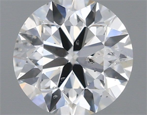 Foto Diamante Natural 0.40 quilates, Redondo , Color E, claridad SI2 y certificado IGI de