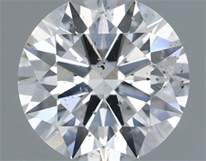 Picture of Natural Diamond 0.42 Carats, Round with Excellent Cut, E Color, SI2 Clarity and Certified by IGI