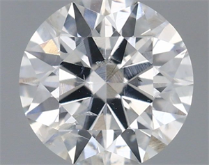 Picture of Natural Diamond 0.40 Carats, Round with Excellent Cut, E Color, SI2 Clarity and Certified by IGI