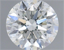 Natural Diamond 0.42 Carats, Round with Excellent Cut, E Color, SI1 Clarity and Certified by IGI