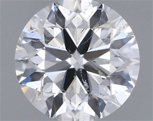 Picture of Natural Diamond 0.40 Carats, Round with Very Good Cut, E Color, I1 Clarity and Certified by GIA