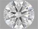 Natural Diamond 0.40 Carats, Round with Excellent Cut, E Color, I1 Clarity and Certified by IGI
