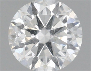 Picture of Natural Diamond 0.40 Carats, Round with Excellent Cut, E Color, I1 Clarity and Certified by IGI
