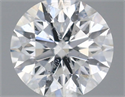 Natural Diamond 0.41 Carats, Round with Excellent Cut, E Color, I1 Clarity and Certified by IGI