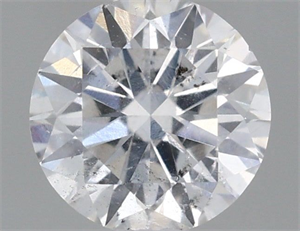 Picture of Natural Diamond 0.40 Carats, Round with Excellent Cut, E Color, I1 Clarity and Certified by IGI