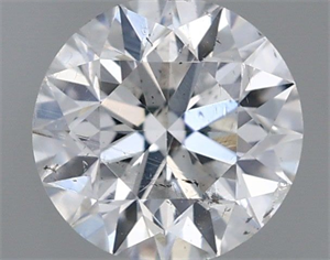 Picture of Natural Diamond 0.40 Carats, Round with Very Good Cut, E Color, SI2 Clarity and Certified by IGI